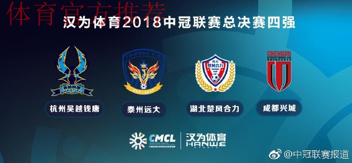 战报丨汉为体育2018中冠联赛总决赛1/8决赛次回合北区